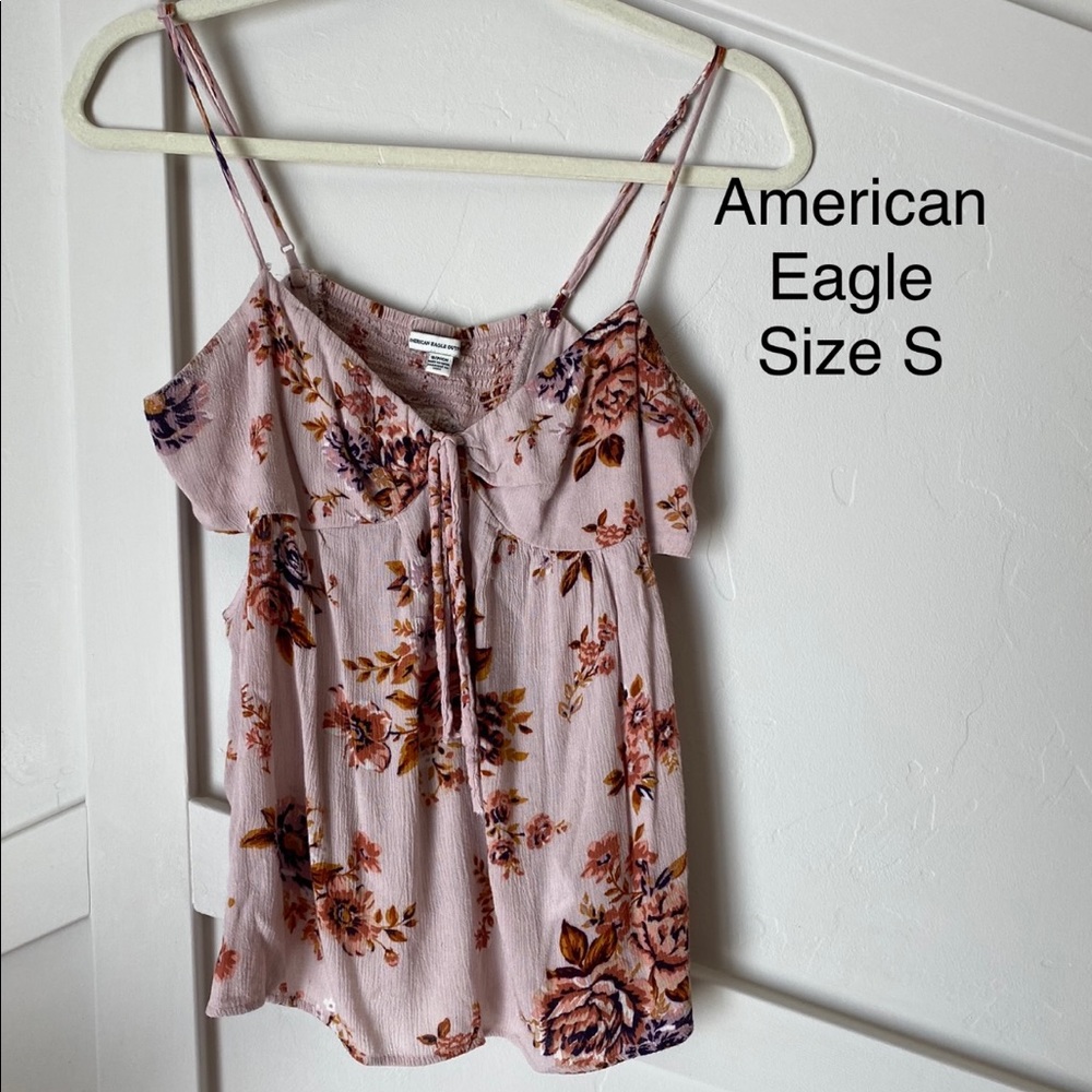 Blush pink floral top